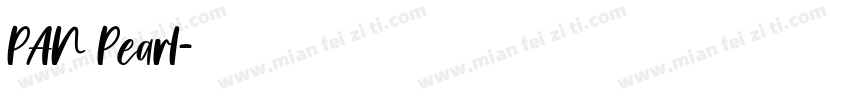 PAN Pearl字体转换